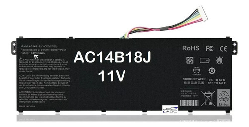 Batería Para Acer Aspire Ac14b18j Ac14b8k Cb3-111 E3-111