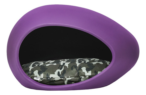 Cama Eggys Huevo color violeta tamaño chico