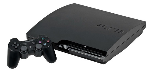 Sony Playstation 3 Slim 160 Gb + Joystick Nuevo Negro (Reacondicionado)