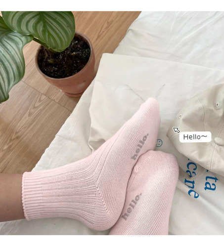 3 Pares Calcetines Algodón Mujer Transpirables Y Absorbentes