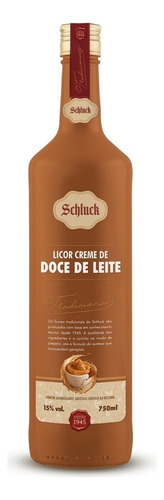 Licor Fino Creme Doce De Leite Schluck Blumenau 750ml