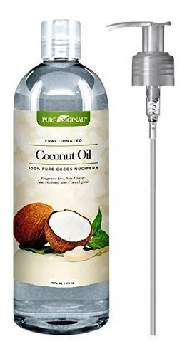 Aceite Coco Fraccionado/masaje Humecta Piel Y Cabello/ 250