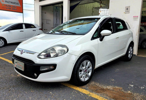 Imagem 1 de 13 de Fiat Punto Attractive 1.4 - Ano 2013 - Flex - Branco - Som