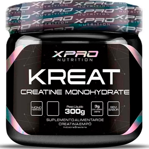 Kreat Creatine Monohydrate 300g- Xpro Nutrition Sabor Sem sabor