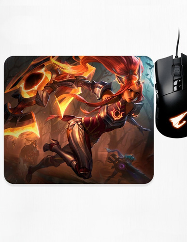 Mouse Pad Xs Eclipse Solar Sivir Lol Splash Art