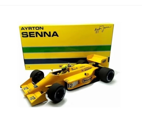 Imagem 1 de 8 de Carro Lotus Honda 99t Ayrton Senna Winner Monaco Gp1987 1:18