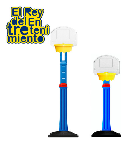 Imagen 2 de 6 de Tablero Aro De Basket Dolu Extensible Prod Europeo - El Rey