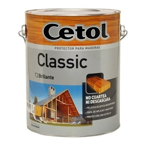 Cetol 1lt Classic Lasur Impregnante Madera Satinado