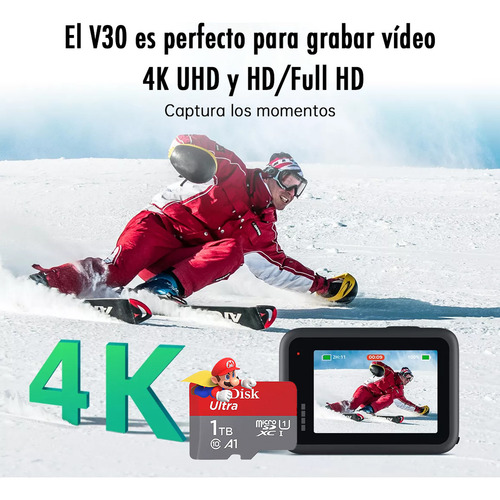 1tb Memoria Micro Sd Para Nintendo Switch 4k 100 Mb/s Tarjeta De Memoria Microsd Para Nintendo Switch De Adaptador Sd Incluido Adaptador Usb Incluido