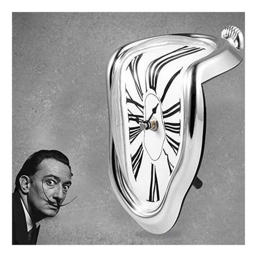 A Reloj Derretido El Salvador Dalí Reloj Plata
