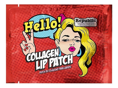 Parche De Colágeno Para Labios 1 Pza Republic Cosmetics.