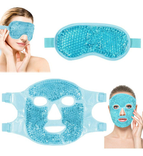 Máscara Para Ojos De Dormir Reutilizable Gel Frío O Caliente