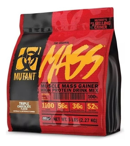 Mutant Mass 5lbs Musscle Mass Gainer