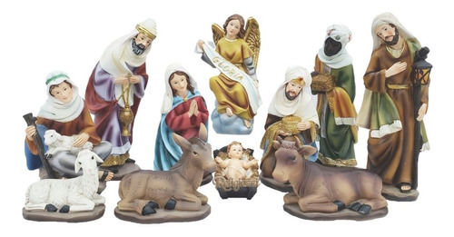 Pesebre Samy 20cm Poliresina 531-31204 Religiozzi (11piezas)