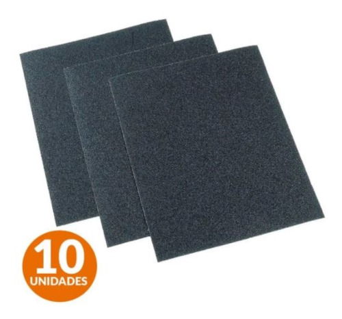 Imagen 1 de 10 de Lija Tela Esmeril Pack X 10 Grano 36 A 150calidad Polacrin