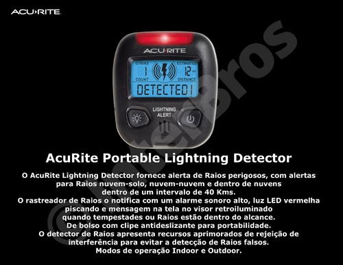 Detector De Raios Estação Meteorológica Accurite 02020