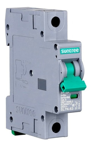 Interruptor Automático Suntree Sl7n-63 Dc 1p 250v