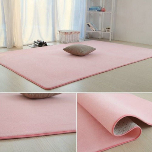Alfombra De Dormitorio De Pelo Corto (100 X 200 Cm), Color R