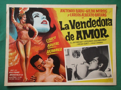 Antonio Badu La Vendedora De Amor Rumbera Cartel De Cine 3