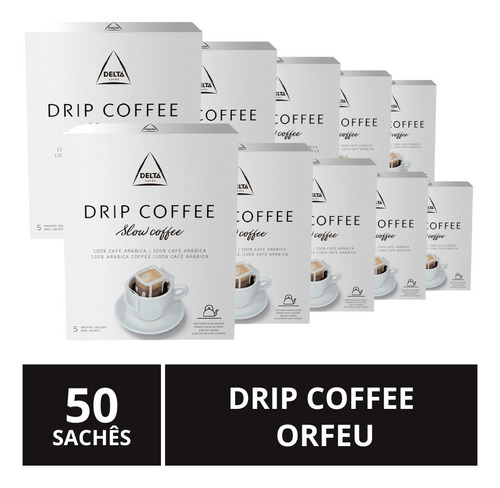 Drip Coffee, Delta Café, 50 Sachês