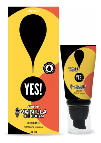 Yes! Gel Lubricante Sabor Vainilla Ice Cream - 40 Ml Vainilla Ice Cream