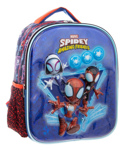 Mochila Spidey Spiderman Amigos Original Ruz Tamaño Kinder