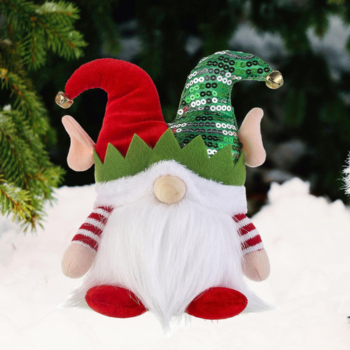 Sd Figura De Gnomo De Navidad Hecha A Mano, Regalo Para Un