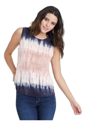 Blusa Boho Tie Dye Degrade Mujer Talla Extra 3x / 44-46 