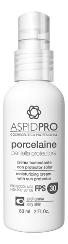 Crema Protector Solar Porcelaine Piel Grasa Aspid Pro Fps 30