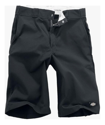 Bermudas Dickies Negras Hombre Oversize