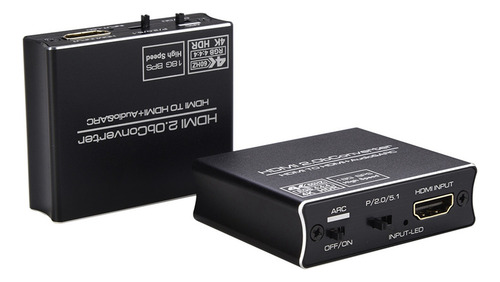 Extractor De Audio 5.1 Arc Hd-mi, Conversor De Audio Hdr, Co