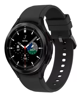 Reloj Samsung Galaxy Watch 4 Classic 46mm Super Amoled Gps Color de la caja Blanco Color de la malla Negro Color del bisel Negro