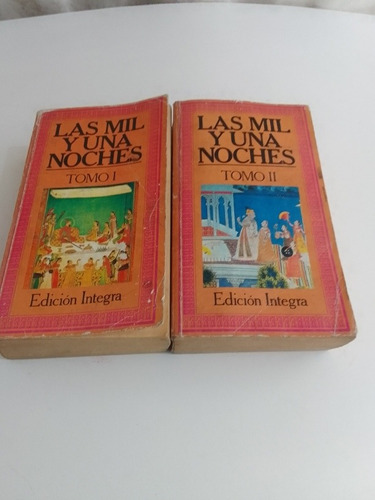 Libro Las Mil Y Una Noche, Tomos 1y2 Usado Retro