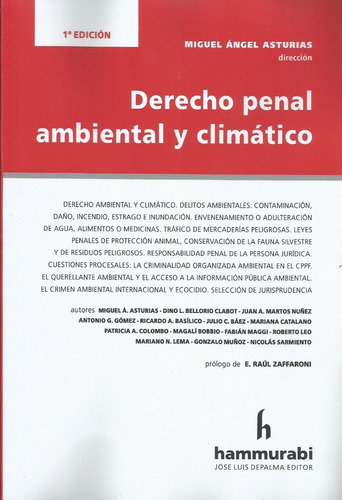 Derecho Penal Ambiental Y Climatico Asturias 