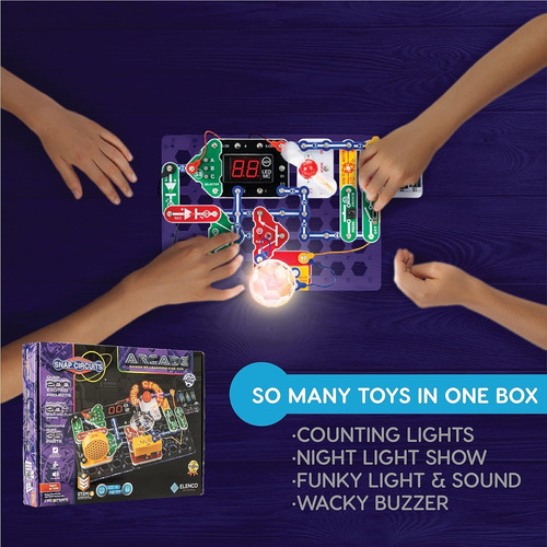 Snap Circuits Arcade, Kit De Exploração Eletrônica, Stem...