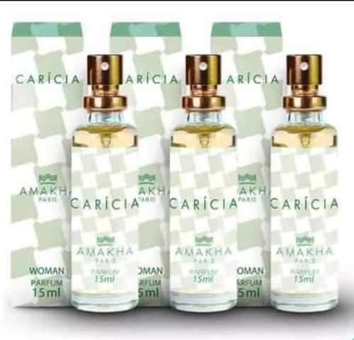 Perfume Kit X 3 Caricia Women 15 Ml Amakha  + Envio Gratis !
