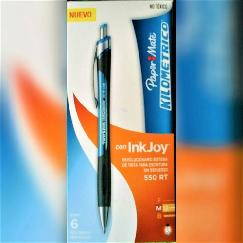 Bolígrafos Ink Joy 550 Rt. Solo Azul Al Mejor Precio! 