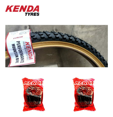 Combo Mtb Rin26 - 2 Cauchos Kenda + 2 Tripas + Envío Gratis