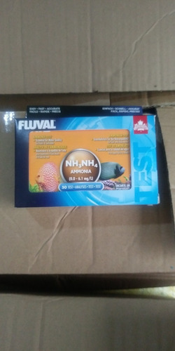 Imagen 1 de 1 de Hagen Fluval Test Medidor De Amoniaco Dulce Salada 50 Test Acuario Peces Pecera