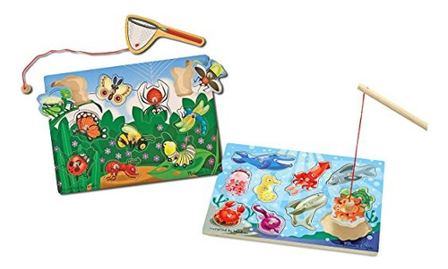 Melissa & Doug Magnético De Madera Del Rompecabezas Juego Se