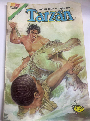 Revista Vintage Tarzan En La Ribera Del Río Congo