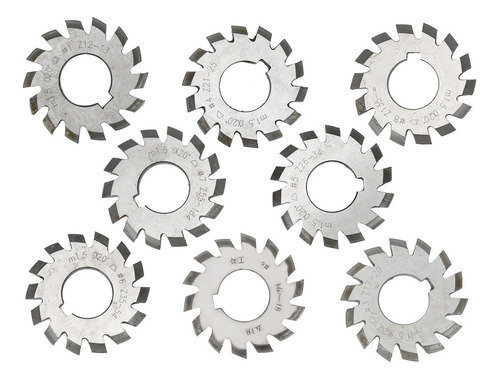 Fresa De Engranajes Haofy M1.5, 8 Piezas De Corte De Engrana