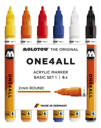 Molotow One4all - Juego De Rotuladores De Pintura Acrilica