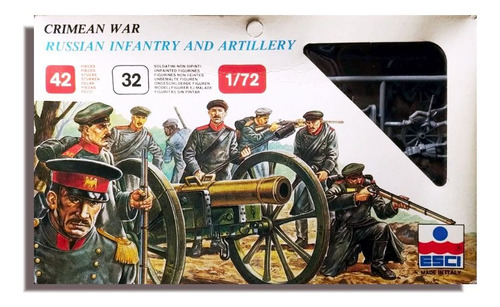Russian Infantry And Artillery -crimean War- 1/72 Esci 221