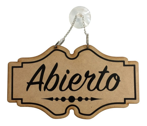 Letrero Abierto Cerrado Tienda Vintage Puerta 40 X 60 Cm 