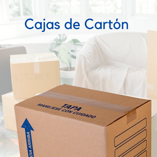 15 Cajas De Carton Corrugado Para Empaque 68x43x48cms Mp55