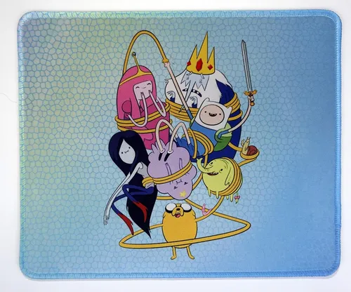 Alfombrilla De Mouse De Adventure Time Anime 12x10 Pulgad...