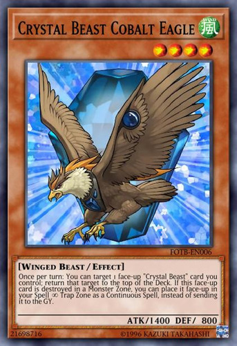 Crystal Beast Cobalt Eagle - Super Rare     Rymp