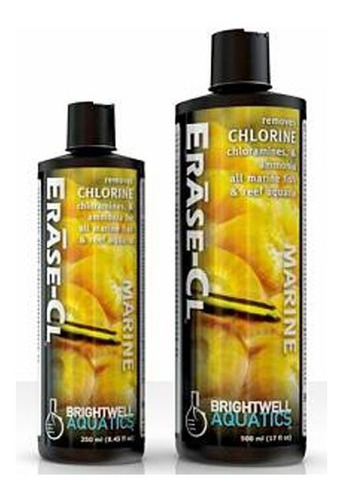 Brightwell Erase Cl - Removedor De Cloramina/cloro/amonia