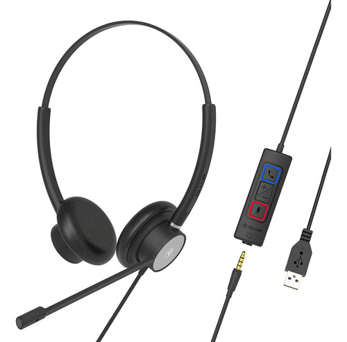 Tellur Voice 420 Auriculares Con Microfono Para Ordenador, E